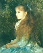 Pierre-Auguste Renoir Photo of painting Mlle. Irene Cahen d'Anvers. France oil painting artist